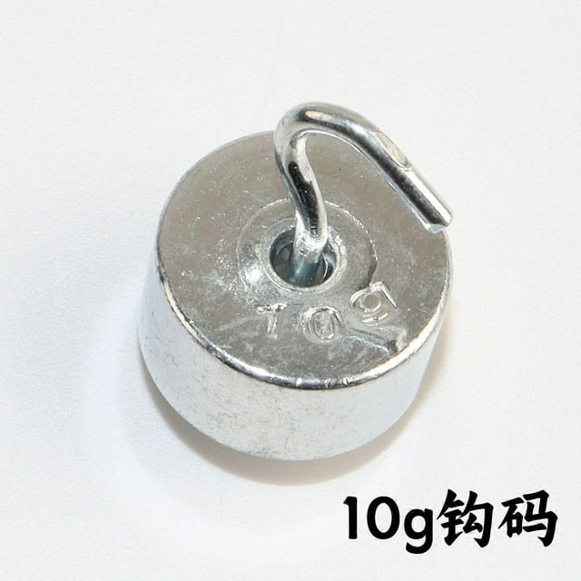20pcs Hooked Weight Set: High Precision 20g Each Calibration Weights with Hooks for School Labs and General Science Experiments