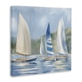 thumbnail image 4 of Stupell Industries Sailboat Day Painting Coastal Painting Gallery Wrapped Canvas Art Print Wall Art, 17 x 17, 4 of 8