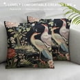 thumbnail image 3 of JEUXUS  Botanical Flower Bird Pillow Covers,Chinoiserie Pillow Covers Decorative Pillow Covers for Couch Living Room Bed Sofa,Farmhouse Pillow Covers, 3 of 5