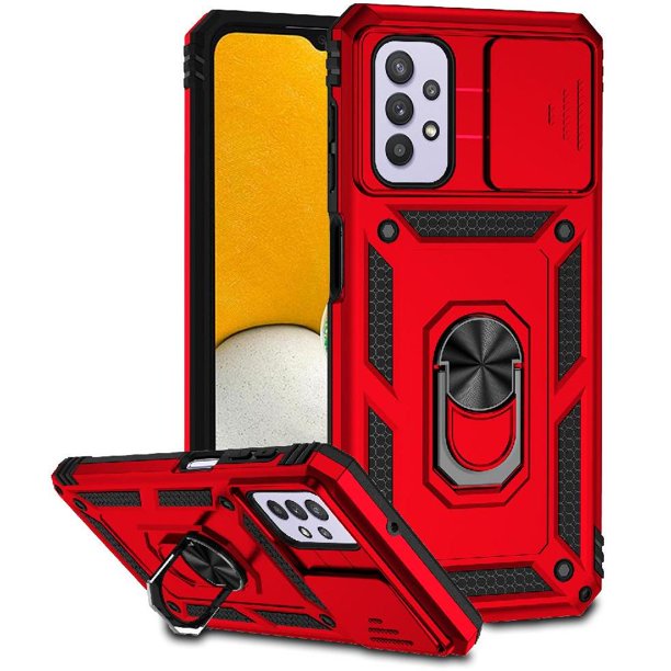 Estuche GANGXUN para Samsung Galaxy A32 5G, soporte giratorio 360°, estilo mecánico y magnético
