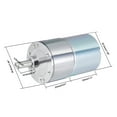 thumbnail image 2 of 24V DC 800 RPM Gear Motor High Torque Reduction Gearbox Eccentric Output Shaft, 2 of 4