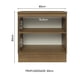 thumbnail image 3 of Gabinete Bajo Cocina Madesa Lux 80cm Con Encimera MG, 3 of 5
