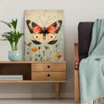 thumbnail image 5 of Qisvanset Framed Canvas Wall Art, 12x16 Inch Vintage Moth Cottage Core Apartment Wall Decor, 5 of 5