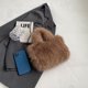 thumbnail image 4 of Bolso Mujer Cadena Bandolera Casual Fluffy Tote Suave Diario Citas ( ) Café, 4 of 7