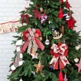 thumbnail image 3 of AMERTEER  Printed Bow Ornaments Christmas Decorations, 3 of 9