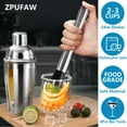 thumbnail image 2 of Set de coctelera ZPUFAW, 6 unidades, 700 ml, acero inoxidable, 2 of 8