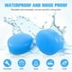 thumbnail image 3 of 21 Pairs Ear Plugs for Sleeping Reusable Moldable Silicone Earplugs Soft Noise Cancelling Earplugs,Blue+Orange+Pink, 3 of 5