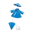 thumbnail image 2 of Divertido traje de ganso con impermeable que se ajusta a una estatua de 23 pulgadas. Accesorios de disfraz para el hogar. Azul, 2 of 8