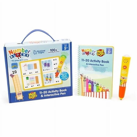 Hot Dots Math Numberblocks Activity Book Interactive Printed Book