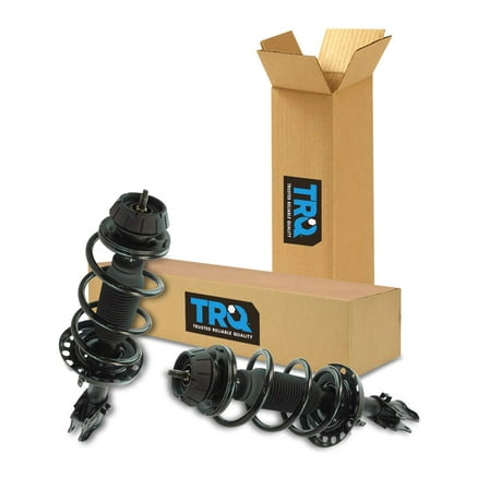 TRQ Front Strut & Coil Spring Assembly Set Driver & Passenger Sides Fits Select 10-13 Kia Soul