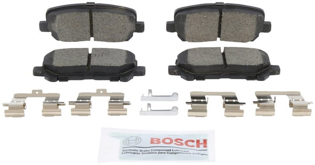 Bosch BC1510 QuietCast Premium Ceramic Disc Brake Pad Set For Infiniti: 2011-2013 QX56, 2014-2017 QX80; Nissan: 2017 Armada; Rear