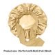 thumbnail image 5 of Women Silk Satin Nightcap Con para La Belleza Y Diadema Cuidado Del Cur (oro), 5 of 5