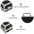 thumbnail image 2 of MOVTOTOP Portable Carrying Box Handheld Aluminium Alloy Suitcase Small Tool Case, 2 of 7