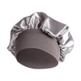thumbnail image 1 of Gorro de quimioterapia Perfecl de secado rápido para Damas Noche Dormir Cuidado del cabello Transpirable Plata 30cmx30cm, 1 of 6
