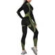 thumbnail image 4 of Ropa, calzado, etc. y complementos Ropa deportiva de entrenamiento para mujer Leggings de cintura alta de 2 piezas y top corto de manga larga Ropa deportiva de yoga con cremallera frontal Zhivalor LRWJ007-2, 4 of 4