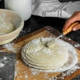 thumbnail image 3 of Kook Banneton Bread Proofing Basket Set with Bread Lame Scoring Tool & Dough Scraper, 3 of 11
