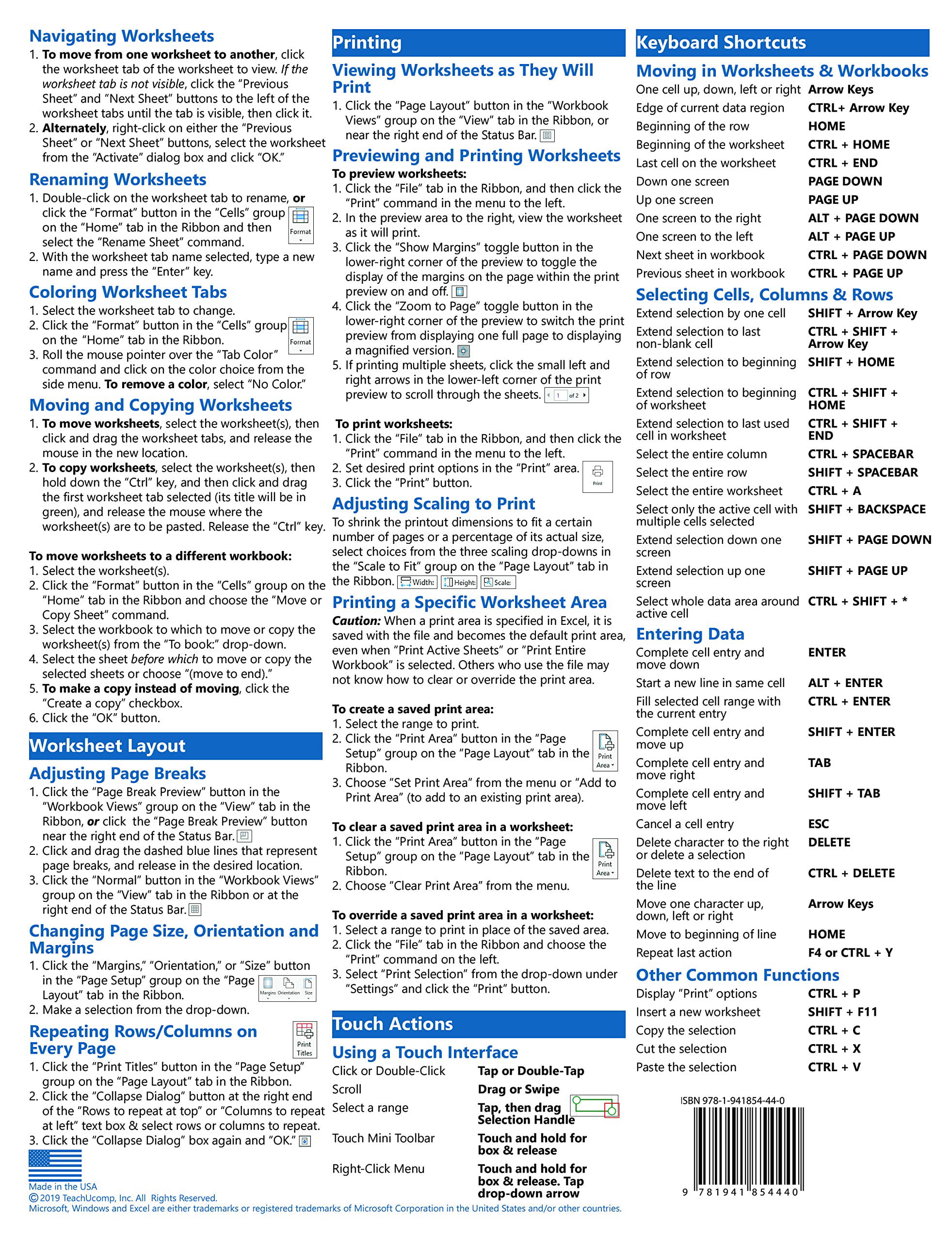 Windows 11 Quick Reference Training Tutorial Guide (Cheat Sheet