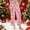#0169-Pink, variant on Puyaiuu Women's Christmas Plush Pajama Pants with Pockets, Soft Fleece Pants Holiday Print Gift