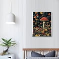 thumbnail image 2 of FCXZI Mushroom Flowers Maximalism Canvas Wall Art Home Decor 16x20in, 2 of 5