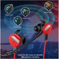 thumbnail image 3 of Casque de Jeu 7.1 Casque de Jeu pour PC avec Micro Contrôle du Volume G15 3,5 mm Universel Intra-Auriculaire Filaire Stéréo Casque de Jeu Rouge, 3 of 5