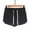 Black, variant on Shorts For Women Dgankt Fashion Women Summer Pocket Solid Casual Elastic High Waist Workout Shorts