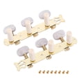 thumbnail image 4 of Graflsoa Gold-Plated Guitar Tuning Knobs with White Acrylic Heads, 2-Pack for Left & Right Strings, 4 of 6