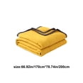 thumbnail image 3 of Zzbeans Summer Cooler Quilt for Hot Sleepers, Cooling Comforter Double Sided Cold Effect Blanket, Ice Fiber All-Season Bedding for Night Sweats and Temperature Regulation, Yellow, 3 of 7