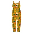 thumbnail image 4 of Aihuaihua Easter Day Outfit for Kid Girls Jumpsuit Romper Spring Summer Outfit with Pockets Easter Toddler Girl Outfit, 4 of 4