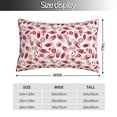 thumbnail image 2 of Kdxio Cotton Pillow Cases 20"x30" Pillowcases,Soft and Breathable Bedroom Pillow Cases-Red Football, 2 of 8