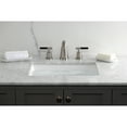 thumbnail image 3 of Kingston Brass KB8988CKL Kaiser Two-Handle 3-Hole Deck Mount Widespread Bathroom Faucet with Pop-Up Drain in Brushed Nickel, 3 of 8