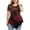 Red, variant on Womens Tops Under $5 Plus Size Women Summmer Asymmetric Lace Patchwork O-Neck Casual Short Sleeves Perspective T-Shirt Tops
