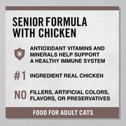 Pure Balance Pro+ Senior Formula with Chicken Dry Cat Food, 7 lbs