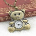 thumbnail image 7 of Gold Plated Bronze Teddy Bear Pocket Watch Necklace Anti-Tarnish WP-GTBPW, 7 of 7