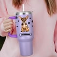 thumbnail image 6 of Chihuahua Gift for Dog Owner,40oz Chihuahua Tumbler with Handle Insulated Reusable Stainless Steel Travel Water Bottle (Color 1), 6 of 6
