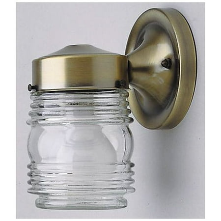 

Westinghouse Westinghouse 66839 Jelly Jar Fixture Antique Brass