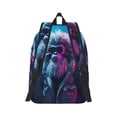 thumbnail image 3 of Xecao Hip-Hop Glasses Gorilla for Canvas College Laptop Backpack, Durable Rucksack Travel Notebook Bag School Backpack Book Bag for Men Women, 3 of 8