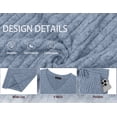 thumbnail image 5 of Fantaslook Two Piece Lounge Sets for Women Vacation Travel Fall Outfits V Neck Tops Wide Leg Pants Matching Sets Women Clothing, 5 of 8