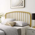 thumbnail image 2 of Headboard, Twin Size, Metal, Gold, Modern Contemporary Urban Design, Bedroom Master Guest Suite, 2 of 6