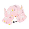 thumbnail image 5 of Toddler Gloves Waterproof Winter Infant Snow Mittens Lined Fleece Child Ski Gloves for Boys Girls Pink Swan 2-3 years, 5 of 6