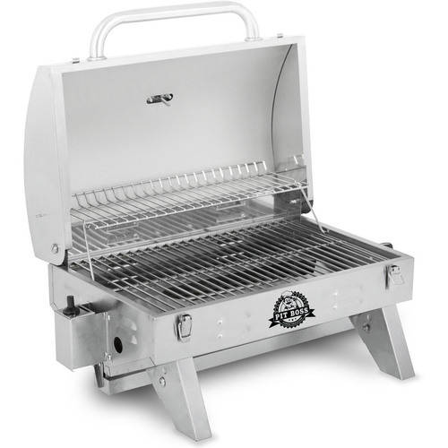 Pit Boss 305 sq in Stainless Steel Portable Grill - image 3 of 10