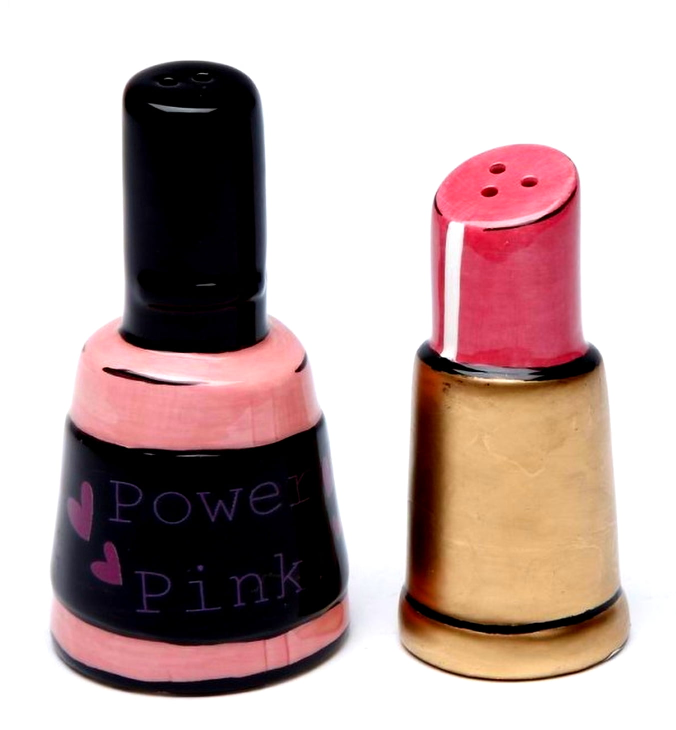Nail Polish And Lipstick Salt & Pepper Shaker By Babs