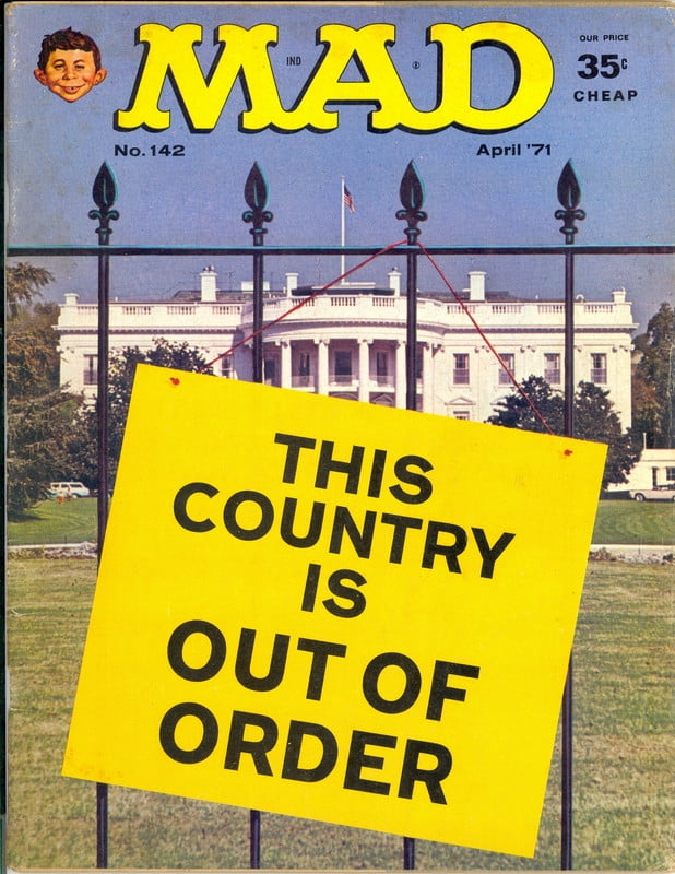 MAD Magazine Vintage Collectible #142 APRIL 1971