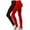 Black/Red, variant on 2 Pack Women's High Waisted Active Full Length Leggings With Side Pockets 28"Inseam Yoga Workout Pants