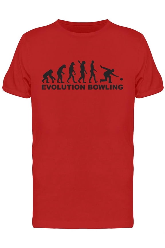 Bowling Evolution T-Shirt Men -Image by Shutterstock, Male 3X-Large