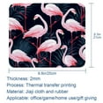 thumbnail image 5 of Flamingo Gaming Mouse Pad Desk Mat, Square 8.3x9.8 Inch Non-Slip Rubber Bottom Printed Design for Office and Gaming, 5 of 6