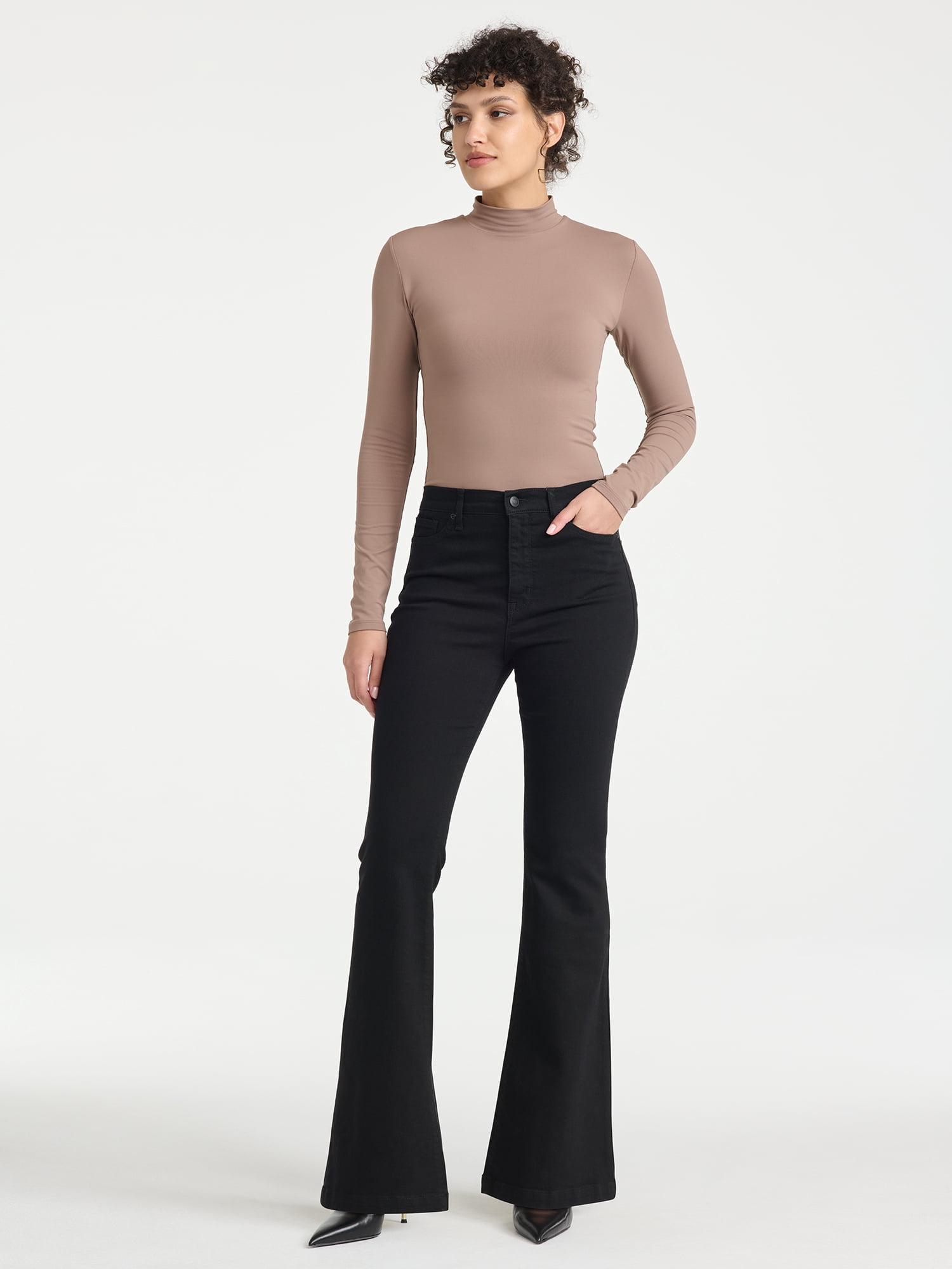 Sofia Vergara Women's Plus Size Melissa High Rise Flare Sizes 14W-26W