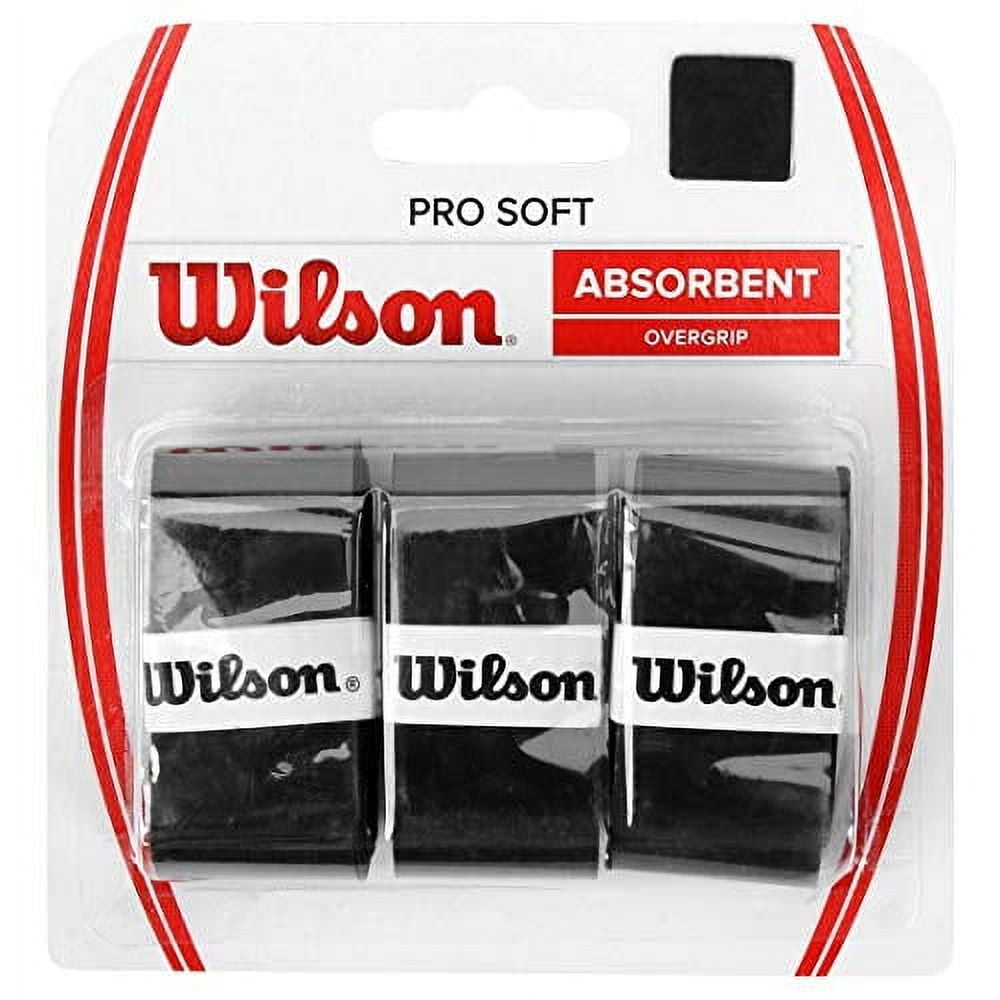 Wilson Sensation Pro Tennis Racquet Over Grip, Black