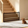 thumbnail image 3 of Mesh Pet Gate, No Drill Retractable Adjustable Dog Cat Safety Barrier, Portable Indoor Doorway Stairs Fence for Pet 70.87X28.35In, 3 of 5