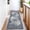 Blue, variant on Kitchen Runner Rug - 2x6 Washable Modern Geometric Rugs, Soft Ultra Thin Hallway Runner, Low Pile Non Slip Contemporary Throw Carpet for Laundry Bathroom Bedroom, Brown