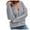 Gray, variant on Vedolay Sweaters Women's Casual Sweaters Long Sleeve Crew Neck Ribbed Knit Pullover Tops,White L